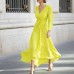 Elegant, sexy, fashionable V-neck twisted slim fit elastic dress HF2318-04-04 Elegant, sexy, fashionable V-neck twisted slim fit elastic dress HF2318-04-04