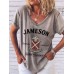 Leisure floral print V-neck short sleeved HF3104-04-01 Leisure floral print V-neck short sleeved HF3104-04-01