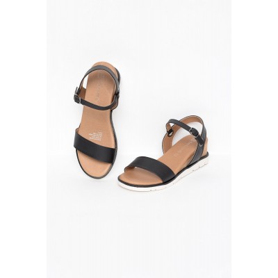 Raven Black Contrast Wedge